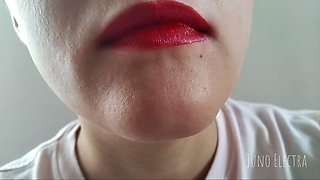 Giantess Red Lips Is Hungry for You POV