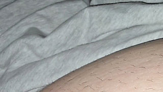 Step mom hand slip on step son ass being naked attraction in her bed