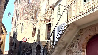 Today I want to take you to a very special place I found for my morning meditation/masturbation session! I still can't get over how beautiful the little town is!