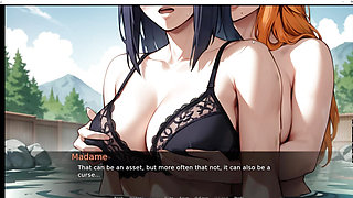 HINATA + RANGIKU alone in the HOT TUBES