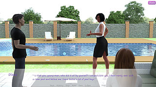 My Stepbrother's Wife #10 Diana Gave Me a Job to Clean Her Pool