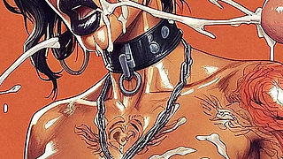 Slut Hard Sex in BDSM Room, Curvy Woman with Big Tits Sucking Big Dick, Slave Woman