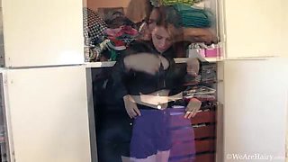 Akito undresses and masturbates with vibrator - WeAreHairy