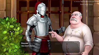 Epic cartoon adventure featuring Boris and Zoya in wild hentai escapades