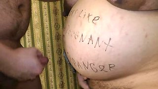 POV: Milky Mari's Pregnant Belly Surprise for Cuckold Hubby - Cheating Wife Fuck