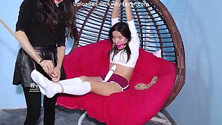 Chinese girl bondage n vibrated