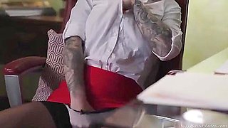 (lobitomx1) Jade Barker, Karma Rx - Lesbian Office Seductions 11 Caught In The Act (lobitomx1)