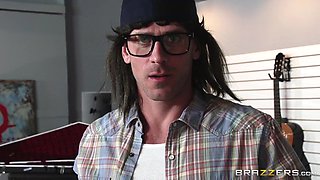 Stairway To Big Boob Heaven With Johnny Sins, Dillion Carter - Brazzers