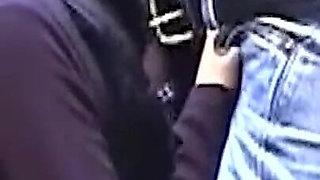 Young Slut Blowing Outside and Swallowing Cum