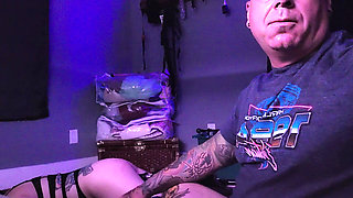 Tied Slut and Daddy’s Fuck Machine