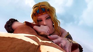 Animated cartoon fantasy with wild 3D sex scenes