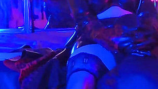 Femdom Pussylingus Slave Eva Latex BDSM Rubber Fetish Goddess Heels