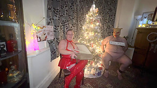 Mrs Kinkmas Christmas story with Satana's piggy.