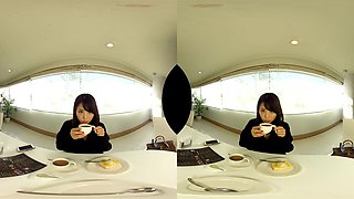 Going To The Cafe Before Going Home With Natsumi Hirajima; Softcore Non-Nude Virtual Girlfriend Experience