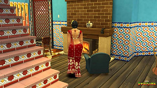 Lakshmi Aunty Was Taken Away by Husband’s Pervy Boss - Wicked