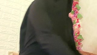 Spitting My Boobs and Fucking My Pussy and Ass with Dildo Mia Niqab