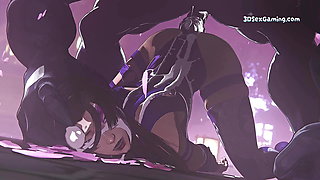 Psylocke X Orochi - Clash Of The Superheros - Rough Animation Porn