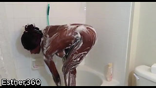 Can You Imagine What Happened Here! Watch Me Lather up in the Shower