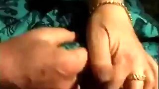 Man dominated by a woman in grove