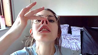 Dirty talk, smile, lipstick