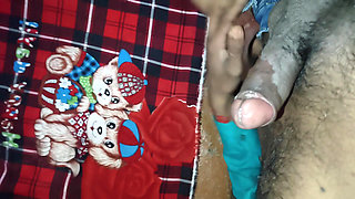 Licking of elder step-brother cock.