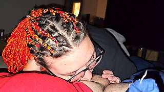 Waking him up in middle of the night bj