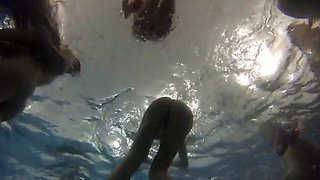 The biggest underwater fucking orgy