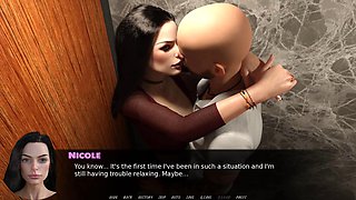 Exciting games: Wife sucks her husband off and leaves with her face covered in cum in the toilet Ep. 8