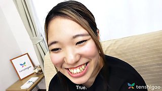 Alice Tukishima comes to visit for her first porn shoot