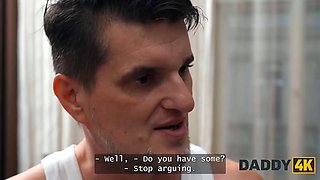Daddy4k. red haired slut craved an ugly guy to eat her pink snatch