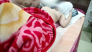 Amateur Indian Couple Early Morning Sex. Boyfriend Suck Big Boobs and Fingers Tight Pussy