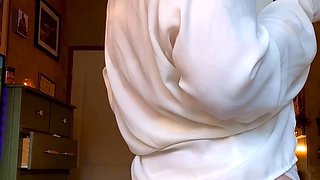 Amazing redhead solo masturbation