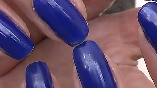 My Blue Fingernails Make You Weak, JOI Ruined Orgasm, Lady Victoria Valente