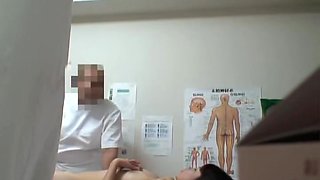 Asian youthful girl rammed in a massage parlor