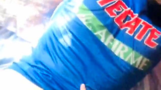 My Friend's Stepmother Is Staying at My House Wearing a Stunning Blue Dress.