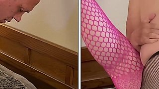 Granny Carmen’s Fabulous Fuscia Return to Suckin’, Fuckin’ & a Juicy Creampie!