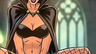 Maleficent and the Magic Pumpkin. Halloween Cartoon