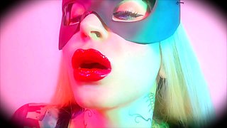 Red Shiny Lips, Sexy Moans: Worship Time! - Red Lips, Lipstick, Lip Gloss