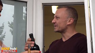 Fakehub - indian desi hot wifey cougar filmed by cuckold hubby taking cheating married mans thick pecker in her raw unshaved beautiful dark-skinned vulva and riding, deepthroat, doggystyle, missionary to orgasm and facial from handjob