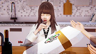 My Real Desire 2 - Alex Seen Half-nude Ms. Ghost (pussy and Ass) in the Toilet