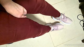 Amateur blondie solo anal masturbation