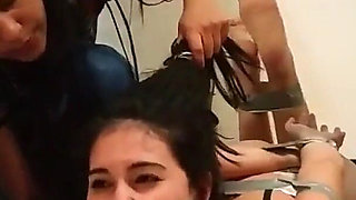 Harsh hogtape humiliation for Katherine!
