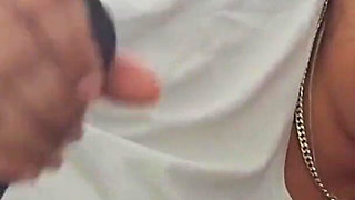 Wild English BBW - Sucking BBC - Nata4sex Stroking His Hard Cock Cum Swallowing