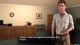 Treasure of Nadia: a guy with a very big cock is fucking a doctor in her ass ep 139