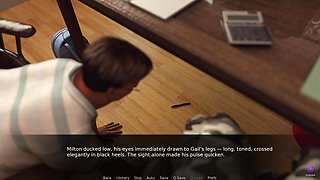 Sexy Married Teacher Having Threesome with Two Lucky Students - the Office