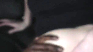 At Night on the Bus in the Parking