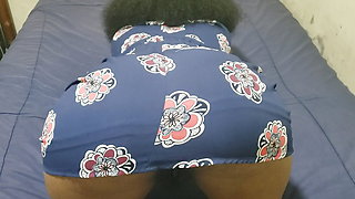 Bubble Butt Ebony bouncing off my face