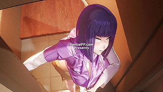 Hinata's Expected Visitor - The 'Diplomatic Meeting' That Turns Into a Steamy, No-Holds-Barred Fuck Session