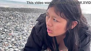 Peruvian Beach Babe Valentina Takes Facial and Anal - No Creampie!
