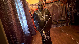Part 1:- Domina Satana & Bag Man Pallets Wrap and Chains.